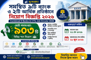 ৯০৩টি শূন্য পদে Combined Bank Officer General Job Circular 2026