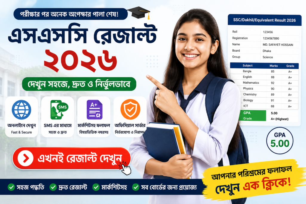 How to check SSC result 2026